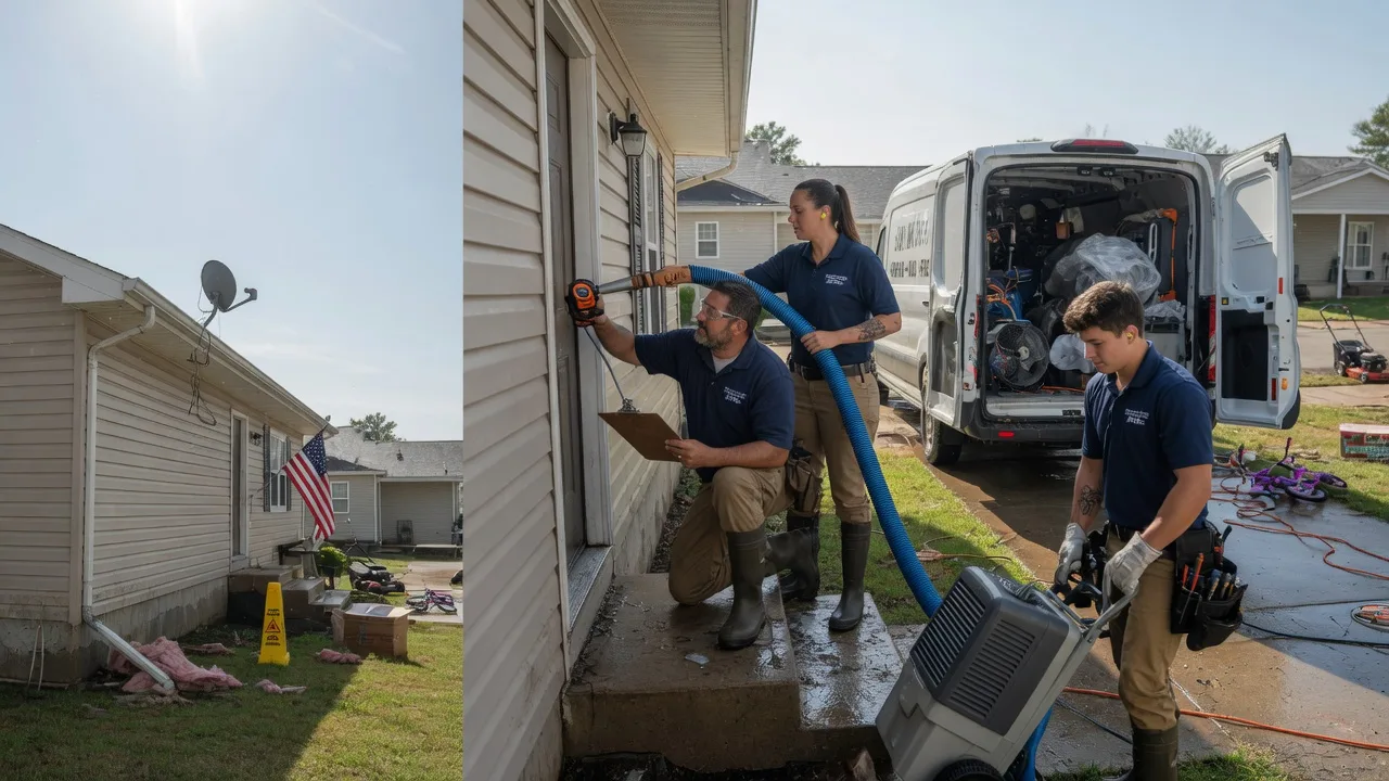 Ceiling Water Damage Restoration in Adelphi, OH near me